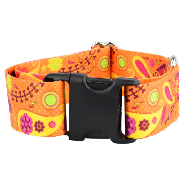 Collar para perro Orange Paisley EarthStyle, foto 2