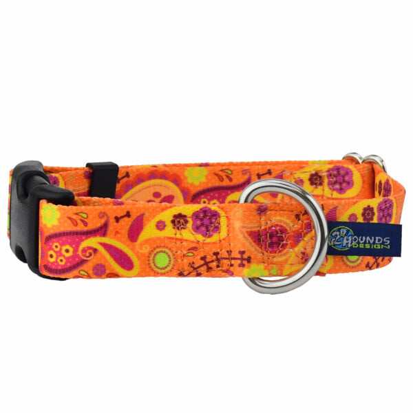 Collar para perro Orange Paisley EarthStyle, foto 3
