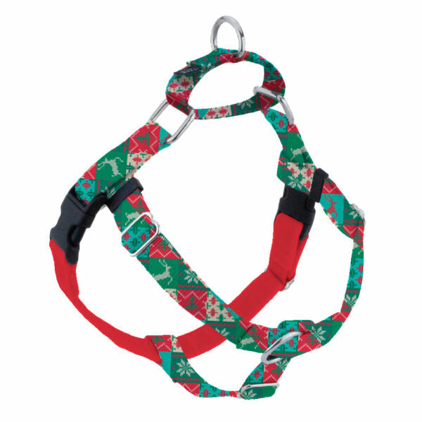 Arnés antitirones para perro Freedom No-Pull Christmas Patchwork EarthStyle, foto 1