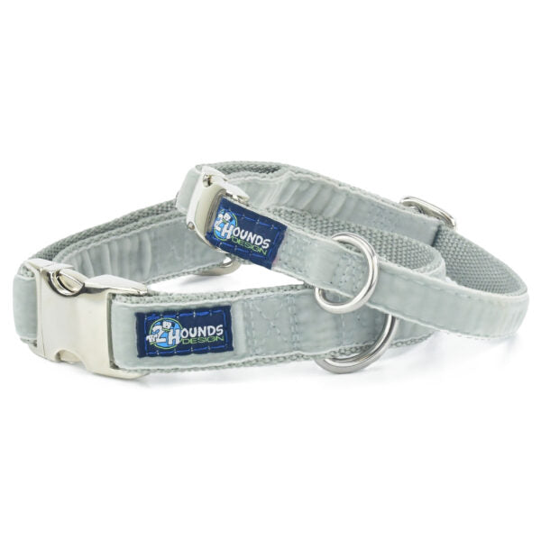 Silver Velvet Essential Dog Collar, photo 1