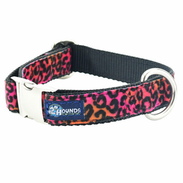 Wild Kitty Pink Velvet Essential Dog Collar, photo 2