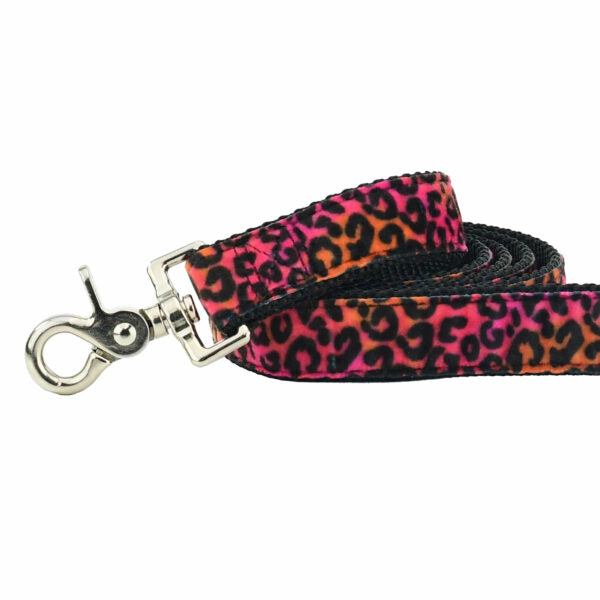 Wild Kitty Pink Velvet Dog Leash, photo 1