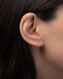 14K Gold Bee Stud Earrings, photo 2