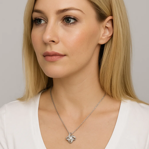 Collar con colgante de nudo Love Knot, foto 2