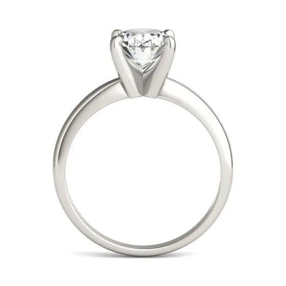 2.00 CTW Oval Lab-Grown Diamond Engagement Ring in 14K Gold, photo 2