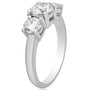 2 CTW Lab-Grown Diamond Three Stone Ring in 14K Gold, photo 11