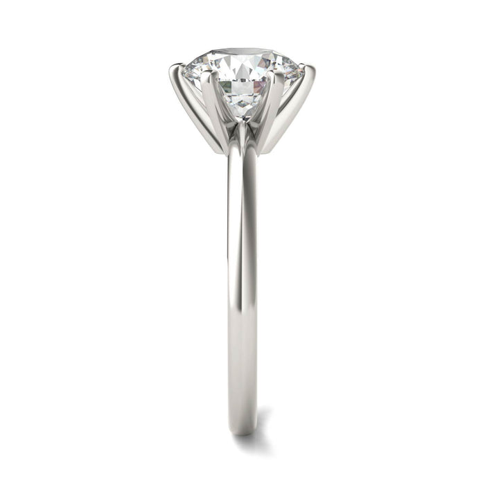 Anillo de compromiso con diamante cultivado en laboratorio de 3 CTW en oro de 14K, foto 15