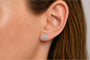 IGI Certified Lab-Grown Diamond Solitaire Stud Earrings in 14K Gold, photo 22