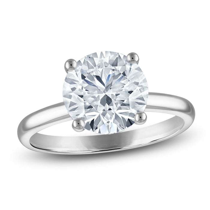 3.50 CTW Round Lab-Grown Diamond Engagement Ring in 14K Gold, photo 1