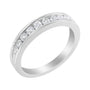 Anillo con diamantes talla redonda de 1/2 ct. p.t. en oro blanco de 18K, foto 1