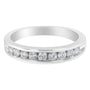 Anillo con diamantes talla redonda de 1/2 ct. p.t. en oro blanco de 18K, foto 4