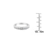 Anillo con diamantes talla redonda de 1/2 ct. p.t. en oro blanco de 18K, foto 7
