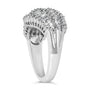 Anillo de banda de cóctel con diamantes de 1 3/4 ct. p.t. en oro blanco de 14K, foto 5
