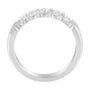 1/2 Ct. T.W. Diamond 5-Stone Band Ring in 14K White Gold, photo 4