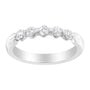 1/2 Ct. T.W. Diamond 5-Stone Band Ring in 14K White Gold, photo 1