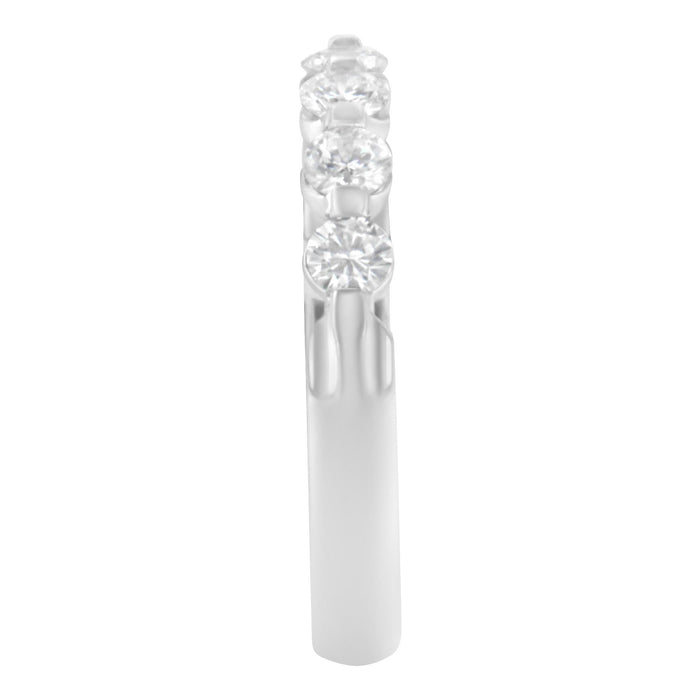 1/2 Ct. T.W. Diamond 5-Stone Band Ring in 14K White Gold, photo 6