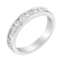1 Ct. T.W. IGI Certified Diamond Channel-Set Half-Eternity Band Wedding Ring in 18K White Gold, photo 1