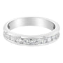1 Ct. T.W. IGI Certified Diamond Channel-Set Half-Eternity Band Wedding Ring in 18K White Gold, photo 2