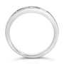 1/2 Ct. T.W. Princess-Cut Diamond Channel-Set Half-Eternity Wedding or Anniversary Band Ring in Sterling Silver, photo 6