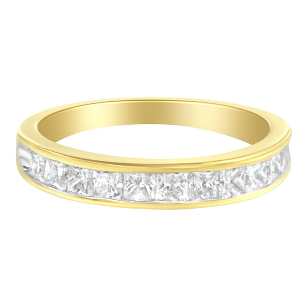 1 Ct. T.W. Diamond Channel Band Ring in 14K Yellow Gold, photo 1