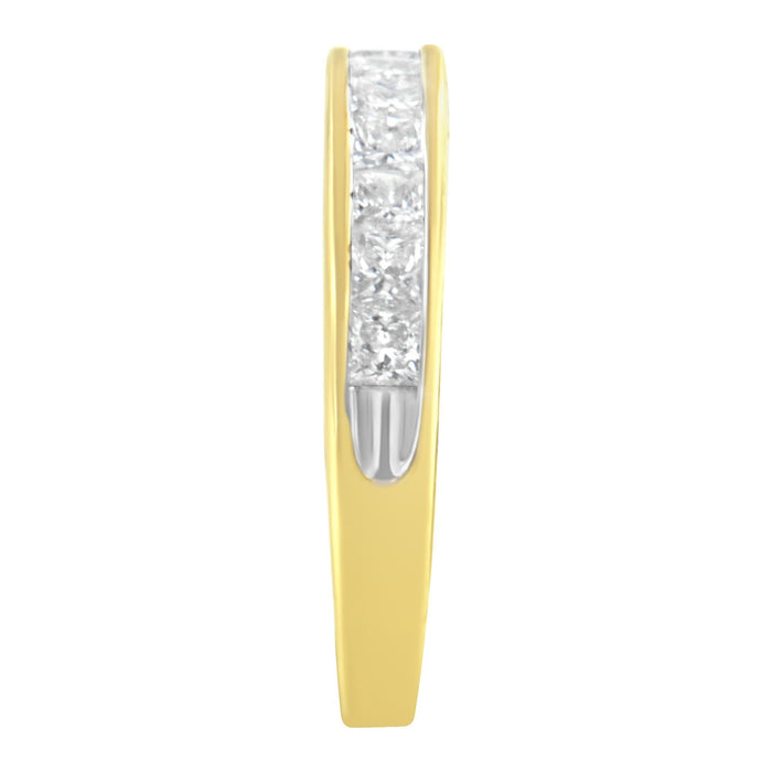 1 Ct. T.W. Diamond Channel Band Ring in 14K Yellow Gold, photo 6