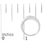 1 Ct. T.W. Alternating Round and Baguette Diamond Channel Band Ring in 14K White Gold, photo 7