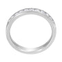 Anillo de banda con diamantes de 1/2 ct. p.t. en oro blanco de 14K, foto 2