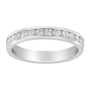 Anillo de banda con diamantes de 1/2 ct. p.t. en oro blanco de 14K, foto 1