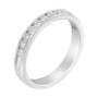 Anillo de banda con diamantes de 1/2 ct. p.t. en oro blanco de 14K, foto 5