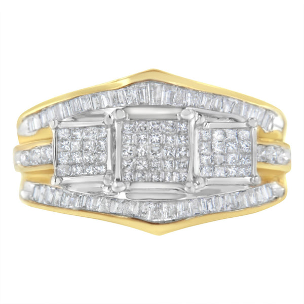 1 Ct. T.W. Diamond Ring in 10K Two-Tone Gold, photo 1