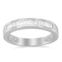 1/3 Ct. T.W. Baguette-Cut Diamond Channel-Set Stackable Wedding Ring in Sterling Silver, photo 4