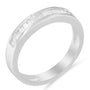 1/3 Ct. T.W. Baguette-Cut Diamond Channel-Set Stackable Wedding Ring in Sterling Silver, photo 5