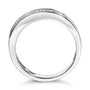 1/3 Ct. T.W. Baguette-Cut Diamond Channel-Set Stackable Wedding Ring in Sterling Silver, photo 6