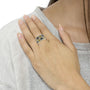1 1/2 Ct. T.W. Champagne, Treated Yellow and White Diamond Band Ring in 14K Yellow Gold, photo 3