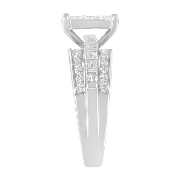 1 Ct. T.W. Diamond Composite Ring in 10K White Gold, photo 6