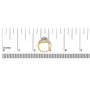 Anillo de racimo floral con banda en espiral de tres hileras con diamantes de 1 ct. p.t. en oro amarillo de 14K, foto 7