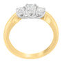 1/2 Ct. T.W. Round-Cut Diamond Ring in 14K Two-Tone Gold, photo 3