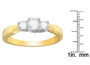 1/2 Ct. T.W. Round-Cut Diamond Ring in 14K Two-Tone Gold, photo 4