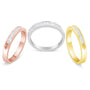 Conjunto de anillos apilables con diamantes de canal de 5/8 ct. p.t. en oro amarillo, blanco y rosa de 10K sobre plata, foto 5