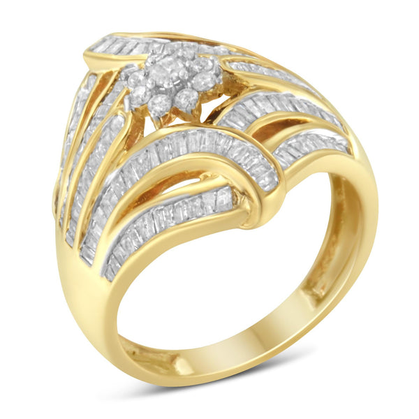 1 Ct. T.W. Diamond Ring in 10K Yellow Gold, photo 1