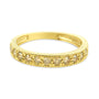Anillo de banda de garras con cuentas milgrain y diamantes certificados por IGI de 1/2 ct. p.t. en oro amarillo de 10K, foto 1