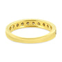 Anillo de banda de garras con cuentas milgrain y diamantes certificados por IGI de 1/2 ct. p.t. en oro amarillo de 10K, foto 4