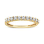 1/2 Ct. T.W. Shared-Prong-Set Brilliant Round-Cut Diamond 11 Stone Band Ring in 14K Yellow Gold-Plated Sterling Silver, photo 1
