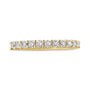 1/2 Ct. T.W. Shared-Prong-Set Brilliant Round-Cut Diamond 11 Stone Band Ring in 14K Yellow Gold-Plated Sterling Silver, photo 2
