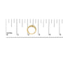 1/10 Ct. T.W. Diamond Multi Row Crossover Ring Band in 10K Yellow Gold-Plated Sterling Silver, photo 7