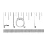 1/2 Ct. T.W. Miracle-Set Round Lab-Grown Diamond Three Stone Illusion Plate Ring in 14K White Gold, photo 7