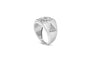 Men's 1/2 Ct. T.W. Multi-Diamond Hexagon Frame Ring in Sterling Silver, photo 5