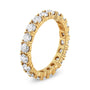 2 Ct. T.W. Shared-Prong-Set Round-Cut Diamond Eternity Band in 14K Yellow Gold, photo 4