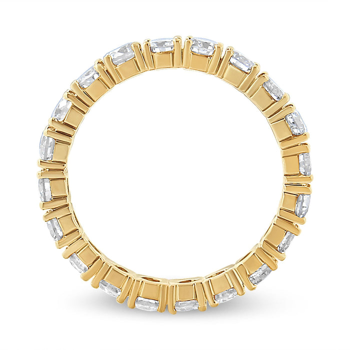 2 Ct. T.W. Shared-Prong-Set Round-Cut Diamond Eternity Band in 14K Yellow Gold, photo 5