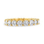 3 Ct. T.W. Shared-Prong-Set Round-Cut Diamond Eternity Band in 14K Yellow Gold, photo 2